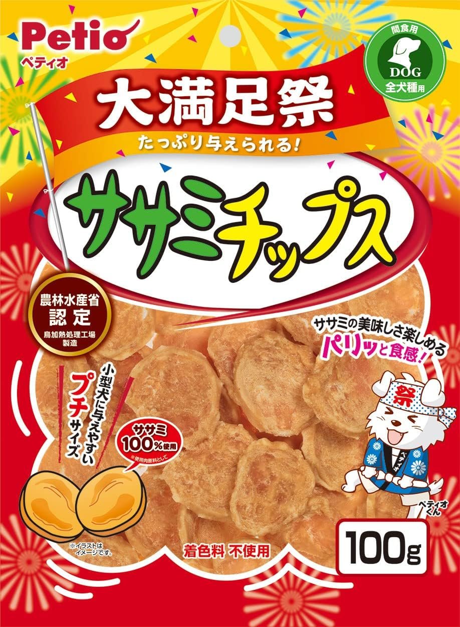 取扱商品：ペティオ (Petio) ササミチップス 大満足祭 100ｇ